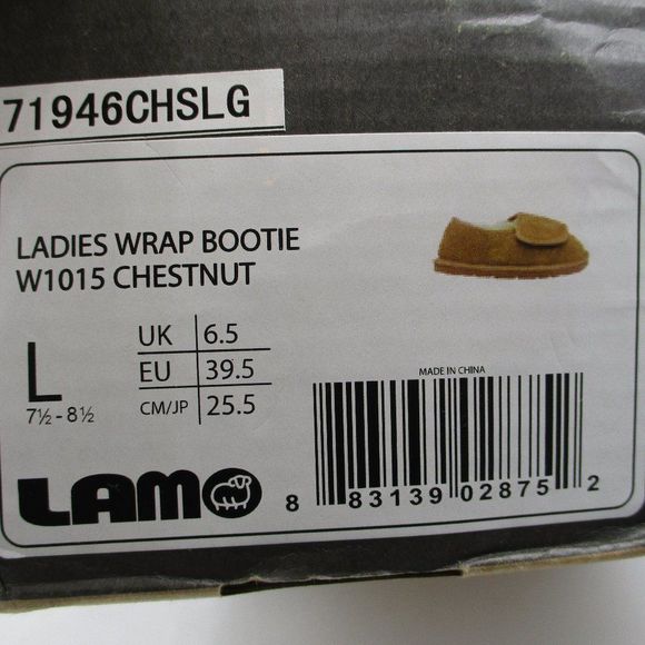 𝅺women's Lamo Wrap Around Indoor/Outdoor Sheepskin /Slipper/Bootie - Picture 10 of 11